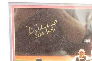 lot 132 image: Minnesota Twins Dave Winfield Signed Photo Framed W Game Ticket  3000 Hits Field Of Dreams Authenticated
