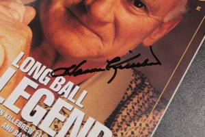 lot 133 image: Minnesota Twins Magazine Longbll Legend Harmon Killebrew In Person Autograph