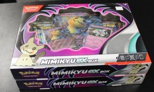 lot 150 image: Pokemon Mimikyu EX Box Lot  2 Boxes  8 Packs