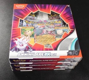 lot 151 image: Pokemon Annihilape EX Box Lot  3 Boxes  12 Packs