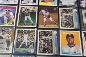 lot 157 image: Derek Jeter Baseball Card Lot  20 Cards