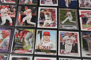 lot 160 image: Mike Trout Baseball Card Lot  20 Cards