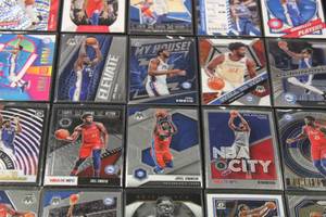 lot 182 image: Joel Embiid Basketball Card Lot  20 Cards