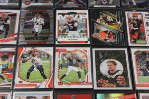 lot 191 image: Joe Burrow Football Card Lot  20 Cards