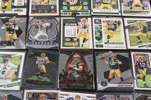 lot 203 image: Aaron Rodgers Football Card Lot  20 Cards