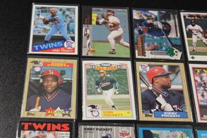 lot 209 image: Kirby Puckett Baseball Card Lot  20 Cards w 1985 Topps Rookie Card