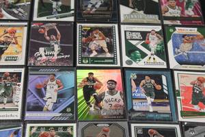 lot 210 image: Giannis Antetokounmpo Basketball Card Lot  20 Cards