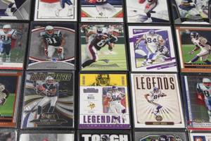 lot 219 image: Randy Moss Football Card Lot  20 Cards