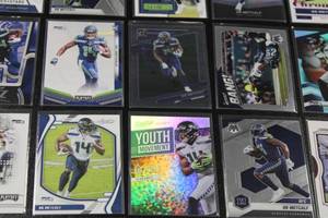 lot 223 image: DK Metcalf Football Card Lot  20 Cards w 2019 Playoff Rookie Card