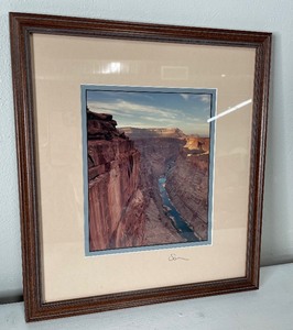 lot 82 image: Grand Canyon Picture Matted and Framed 17 x 51