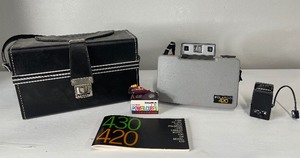 lot 75 image: Vintage Polaroid 420 Camera & Case.