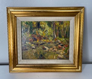 lot 38 image: Oil on Canvas by John A. Dominique Professionally Framed