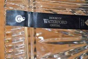 lot 2 image: House of Waterford Four Seasons 12 Handmade Vase MSRP $750.00