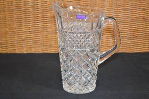 lot 22 image: Waterford Diamond Pitcher MSRP $415.00