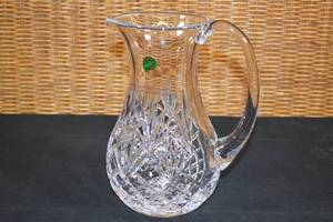 lot 32 image: Waterford Crystal Innisfree 44 Oz Fan & Wedge Cut Pitcher MSRP $149.99