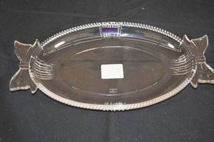 lot 63 image: Waterford Crystal Oval Platter MSRP $49.00