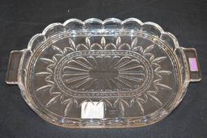 lot 76 image: Marquis by Waterford Oval Tray MSRP $100.00