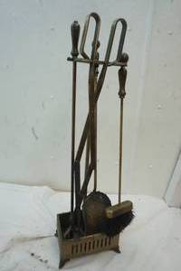 lot 112 image: Fireplace ash set