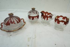 lot 148 image: Eapg ruby glass