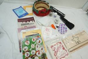 lot 156 image: Craft patterns and supplies