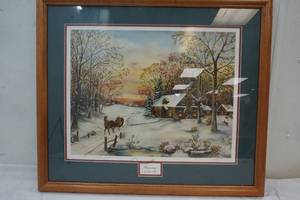 lot 209 image: Mamie Fold Print Winter Time