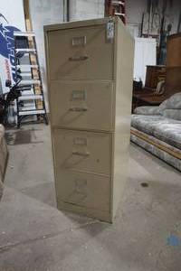 lot 234 image: Filing Cabinet with Key