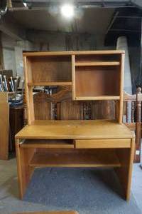 lot 248 image: Office Desk with Upper Cabinet