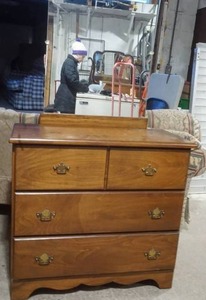 lot 261 image: Dresser With Mirror