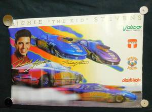 lot 10 image: 1999 Richie The Kid Stevens Signed Poster