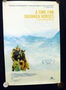 lot 39 image: 2000 A Time For Drunken Horses Double Sided Original Movie Theater Poster