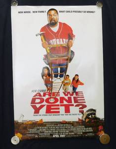 lot 38 image: 2007 Are We Done Yet Double Sided Original Advance Movie Theater Poster