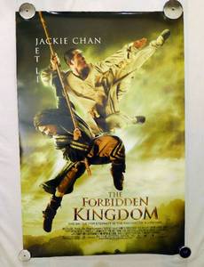 lot 15 image: 2008 The Forbidden Kingdom Double Sided Original Advance Movie Theater Poster