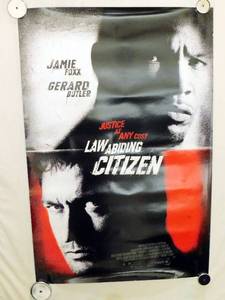 lot 57 image: 2009 Law Abiding Citizen Double Sided Original Advance Movie Theater Poster