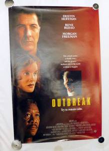lot 49 image: 1995 Outbreak Double Sided Original Movie Theater Poster