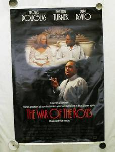 lot 9 image: 1989 The War of The Roses Single Sided Original Movie Theater Poster