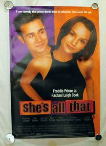 lot 23 image: 1999 Shes All That Single Sided Original Movie Theater Poster