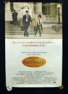 lot 72 image: 1997 The Rainmaker Double Sided Original Movie Theater Poster