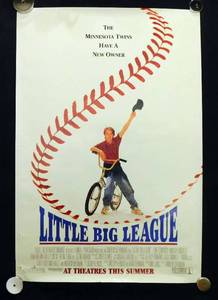 lot 73 image: 1994 Little Big League Double Sided Original Advance Movie Theater Poster