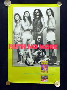lot 75 image: 1990 Faith No More Promotional Poster