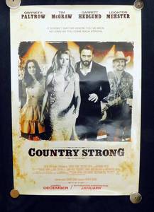 lot 35 image: 2010 Country Strong Double Sided Original Advance Movie Theater Poster