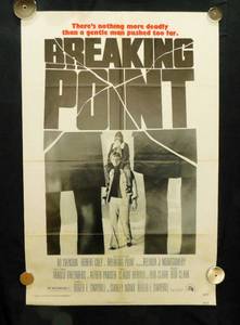 lot 21 image: 1976 Breaking Point Single Sided Original Movie Theater Poster