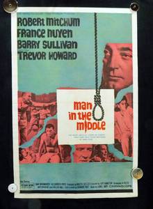 lot 13 image: 1964 Man In the Middle Single Sided Original Movie Theater Poster