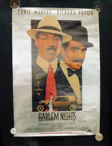 lot 66 image: 1989 Harlem Nights Single Sided Original Advance Movie Theater Poster