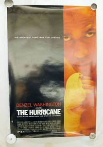 lot 53 image: 1999 The Hurricane Double Sided Original Movie Theater Poster