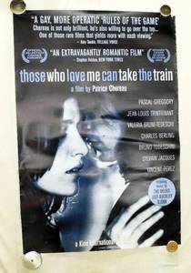 lot 63 image: 1998 Those Who Love Me Can Take The Train Single Sided Original Movie Theater Poster