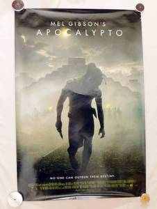 lot 62 image: 2006 Apocalypto Double Sided Original Movie Theater Poster