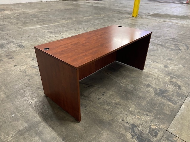 Wood Laminate Cherry  Mahogany Desk #1