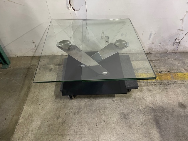 Swivel Glass Table