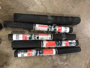 lot 34 image: Lot of Technoflex TechnoFloor Black 36 in. x 60 in. Rubber All-Purpose Mat   Customer Returns See Pictures