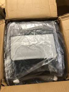 lot 50 image: Brown Polyester Power Lift Assist Recliner Chair  Customer Returns See Pictures